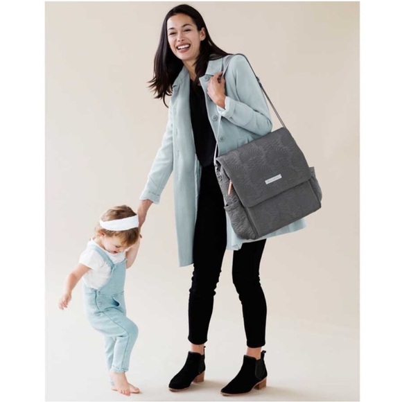 Petunia Pickle Bottom Boxy Backpack - Gray - Picture 2 of 16